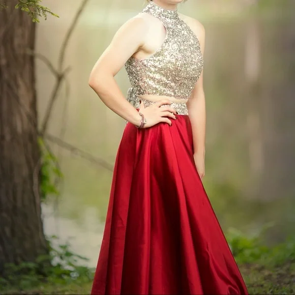 Red Prom Dress - Picture 2 of 3